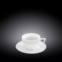 Чашка для капучино и блюдце 170 мл  WL-880106-JV/AB