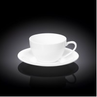 Чашка для капучино и блюдце 180 мл  WL-993001/1C