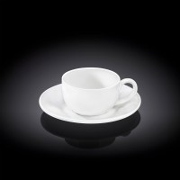 Чашка кофейная и блюдце 100 мл  WL-993002/1C