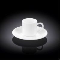 Чашка кофейная и блюдце 90 мл  WL-993007/1C