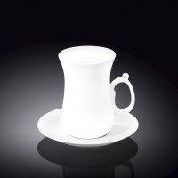 Чашка чайная и блюдце 120 мл  WL-993087/AB