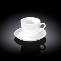 Чашка кофейная и блюдце 110 мл  WL-993174/AB