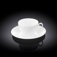Чашка кофейная и блюдце 80 мл  WL-993187/AB